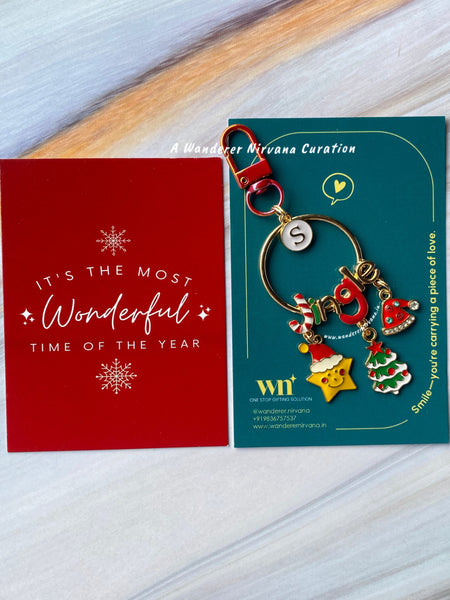 Christmas Jingle Personalised Bagcharm