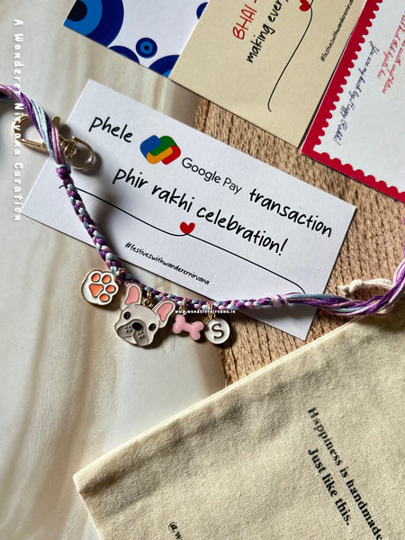 Cute Dog Charm Rakhi Bagcharm