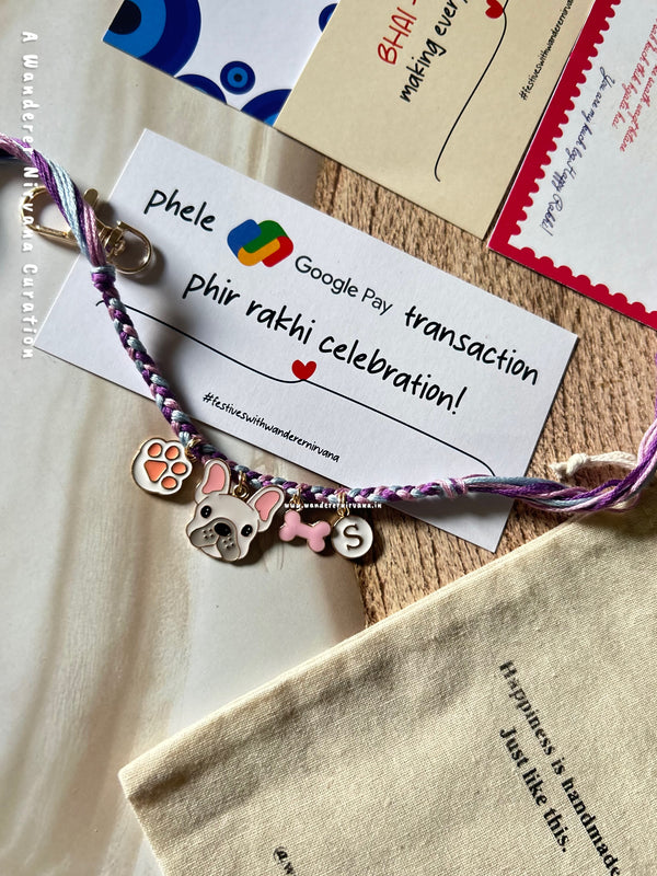 Cute Dog Charm Rakhi Bagcharm