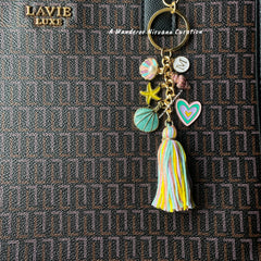 Coral Treasure Keychain