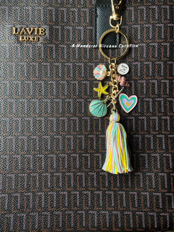 Coral Treasure Keychain