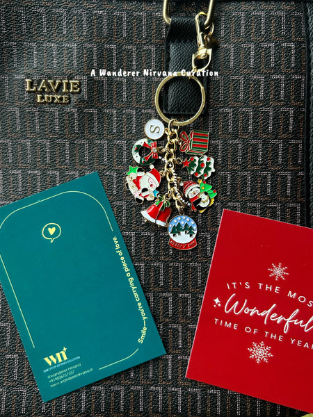 Christmas Night Keychain Bagcharm
