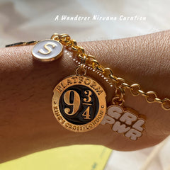 Butterfly Harry Potter Personalised Pearl Bracelet
