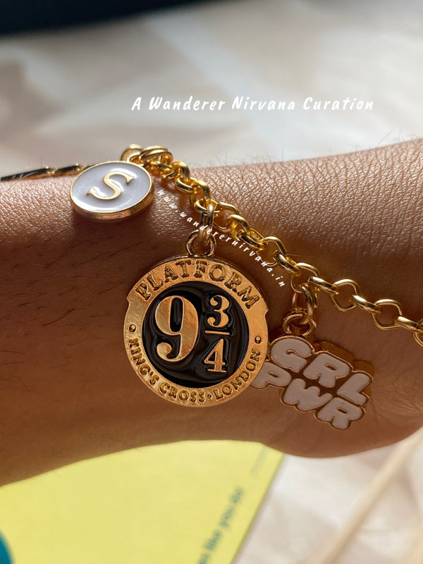 Butterfly Harry Potter Personalised Pearl Bracelet