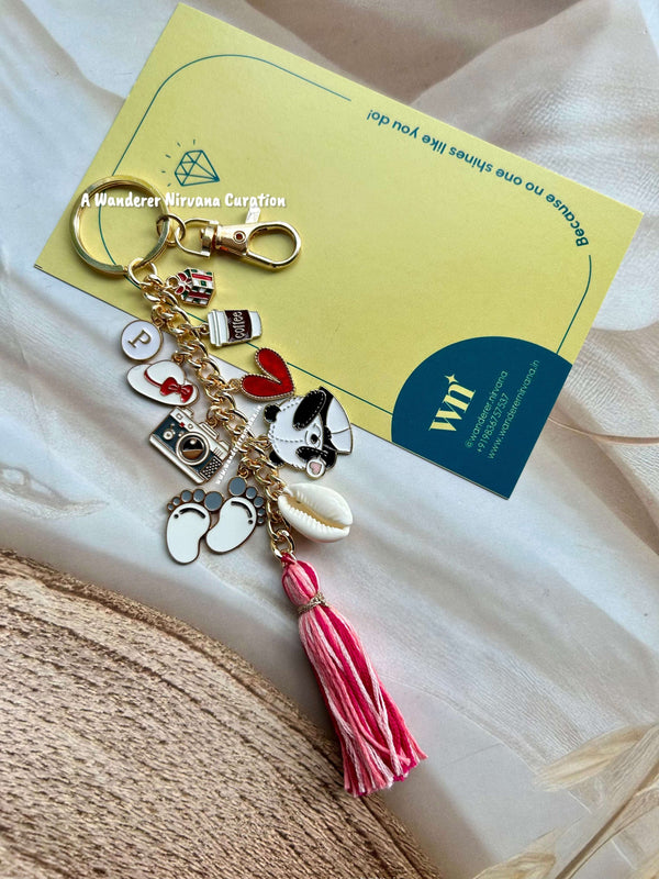 Baby Panda Coffee Camera Gift Boho Bagcharm