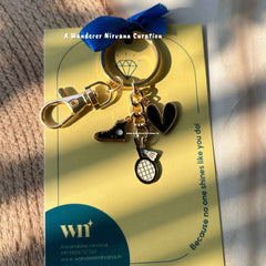 Badminton Classic Keychain