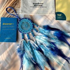 Blue Sky Clouds Dreamcatcher