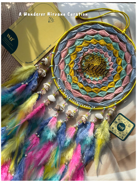 Amusing Pastel Shells Dreamcatcher