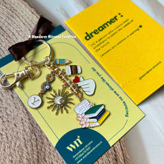 Coffee Sun Infinity Book Core Keychain Bagcharm