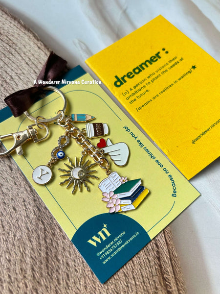 Coffee Sun Infinity Book Core Keychain Bagcharm