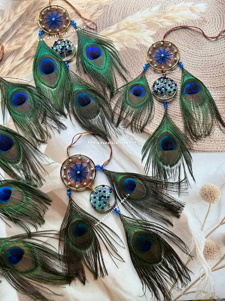 Mayur Chakra Tree of Life Dreamcatcher ( Set of 5)