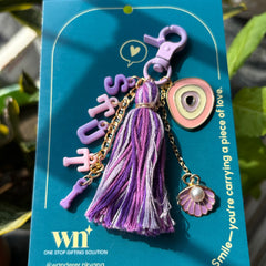 Personalised Lavender Bagcharm