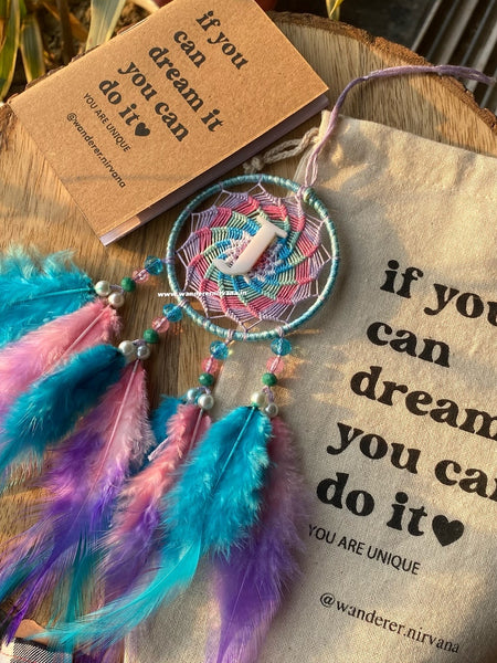 Pastel Dreams Dreamcatcher with Name