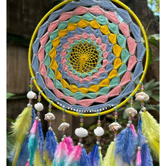 Amusing Pastel Shells Dreamcatcher
