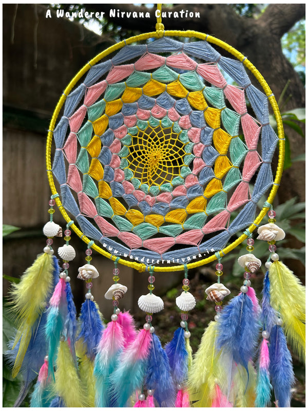 Amusing Pastel Shells Dreamcatcher