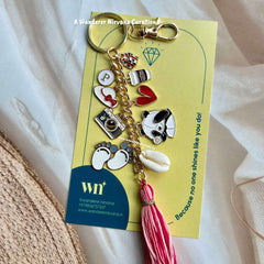 Baby Panda Coffee Camera Gift Boho Bagcharm