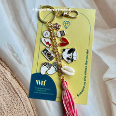 Baby Panda Coffee Camera Gift Boho Bagcharm