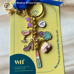 Fashion is Style Keychain Bagcharm