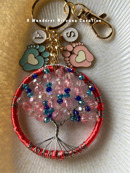 Baby Family Tree of Life Keychain
