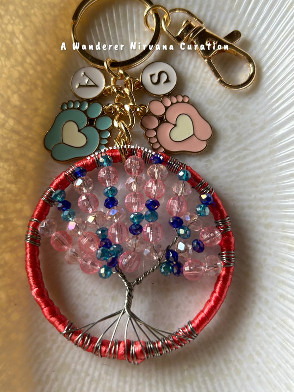 Baby Family Tree of Life Keychain