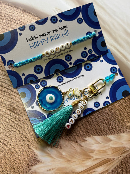 Boho Name Rakhi Set 3