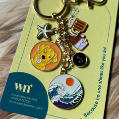 Jeremiah Golden Retriever Keychain
