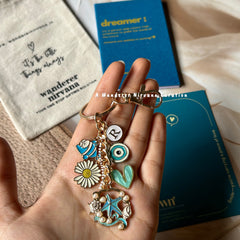 Blue Baby Beach Keychain