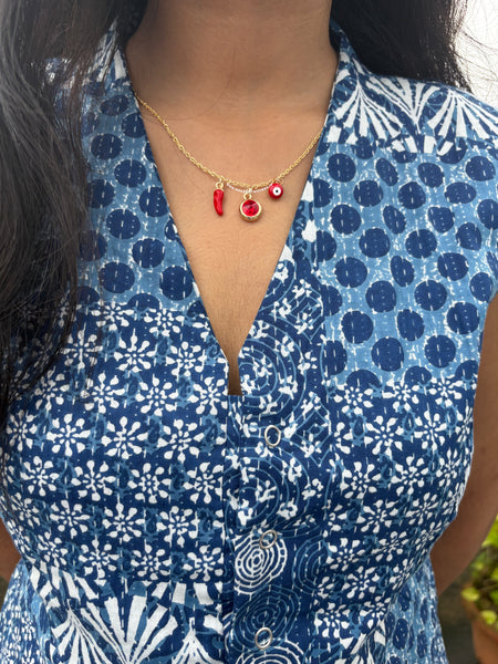 Haye Haye Mirchi Neckpiece