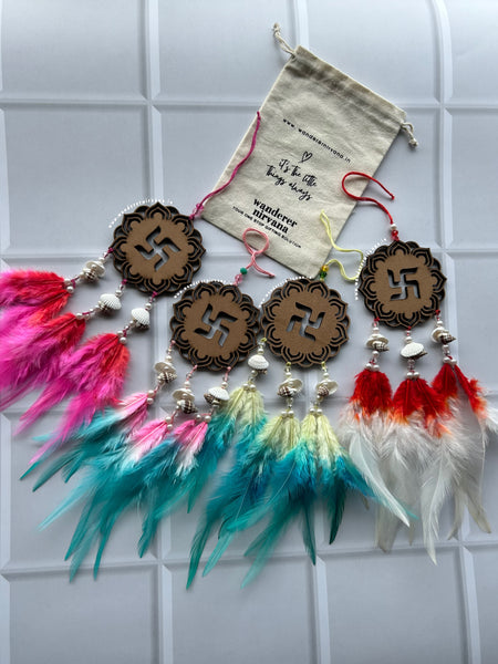 Set of 4 Swastik