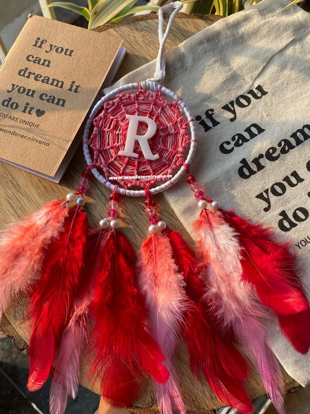 Flamingo Mini Dreamcatcher with Name