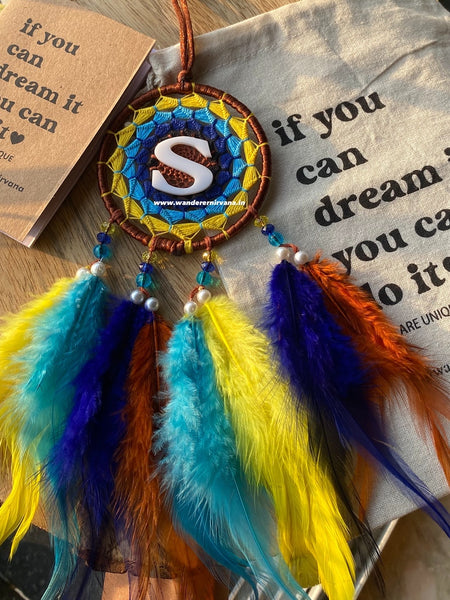 Sunflower Dreamcatcher with Name