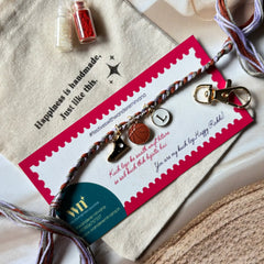 Basketball Charm Rakhi Keychain