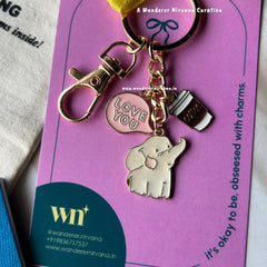 Love you - Coffee Keychain