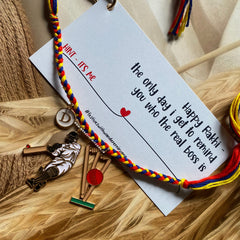 Cricket Stump Rakhi Bagcharm