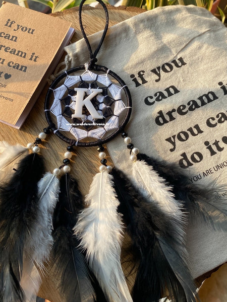 Monochromatic Dreamcatcher with Name