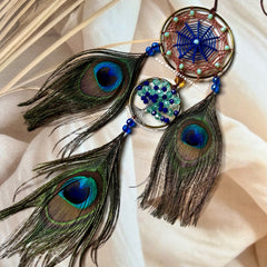 Mayur Chakra Tree of Life Dreamcatcher