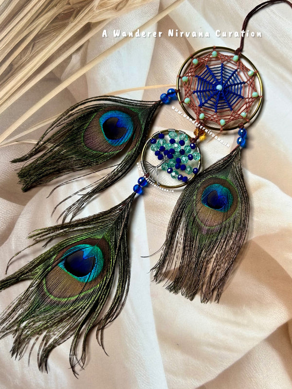 Mayur Chakra Tree of Life Dreamcatcher