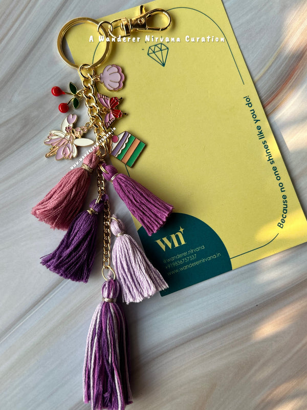 Cherry Fairy Beach Boho Bagcharm