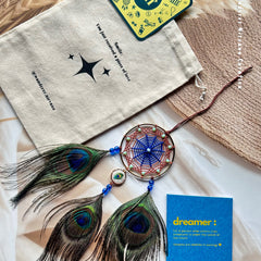Mayur Chakra Peacock Dreamcatcher