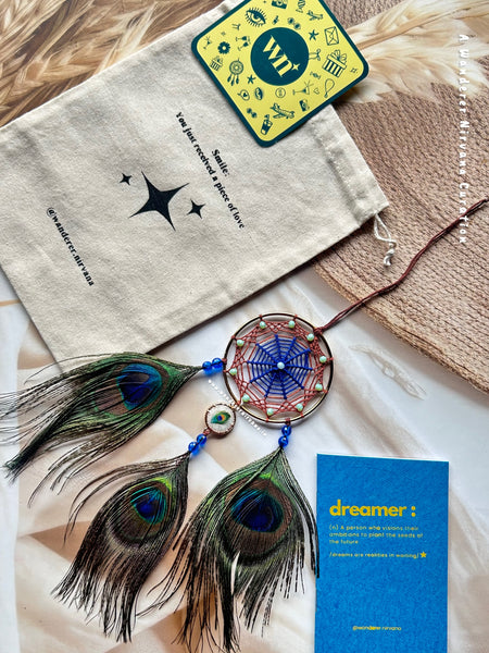 Mayur Chakra Peacock Dreamcatcher