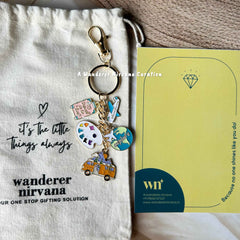 Adventure Artist Keychain