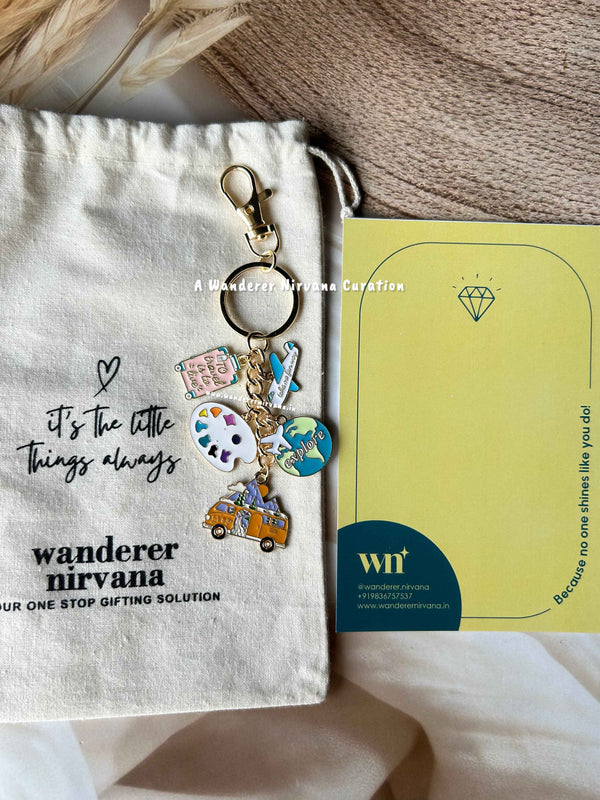 Adventure Artist Keychain