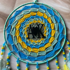Mint Sky Yellow Hues Dreamcatcher