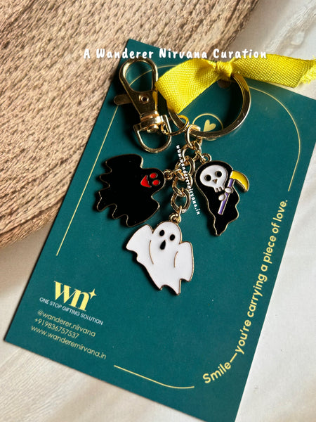 Halloween Ghost Keychain