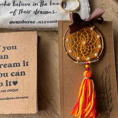 Sunrise Dreamcatcher Keychain