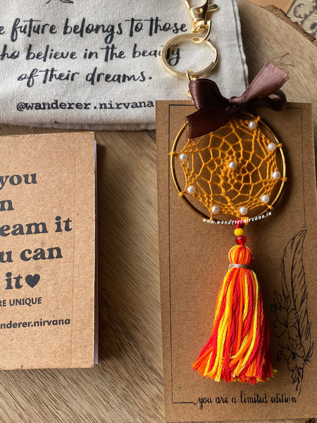Sunrise Dreamcatcher Keychain