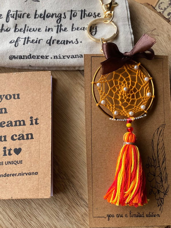 Sunrise Dreamcatcher Keychain