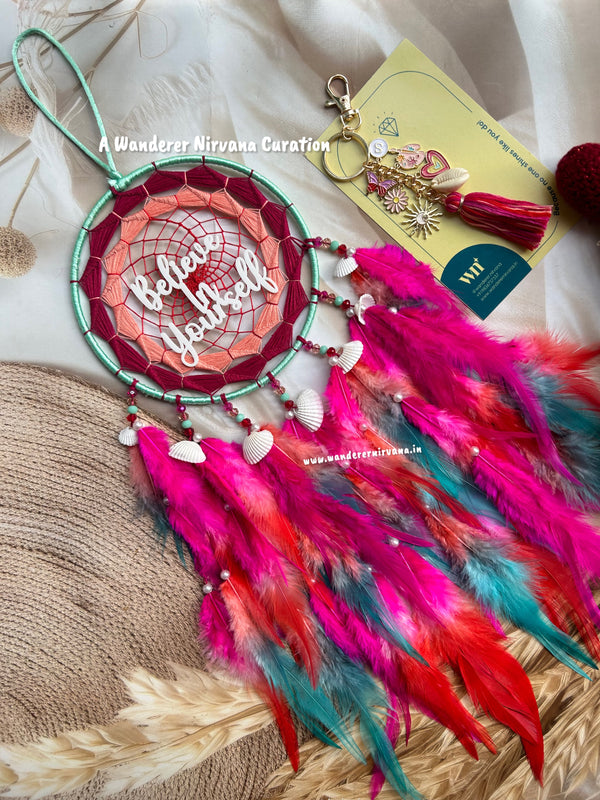 Believe in Yourself Bagcharm Flower Hamper Box