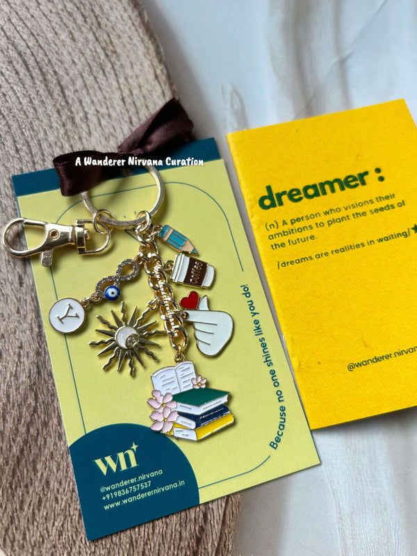 Coffee Sun Infinity Book Core Keychain Bagcharm