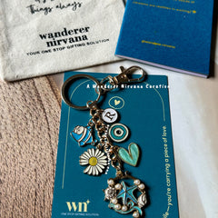 Blue Baby Beach Keychain